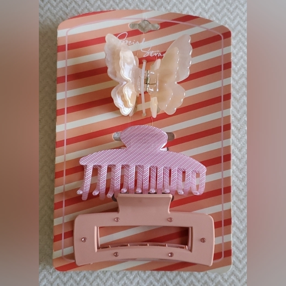 Social Strand 3-Pack Hair Clips